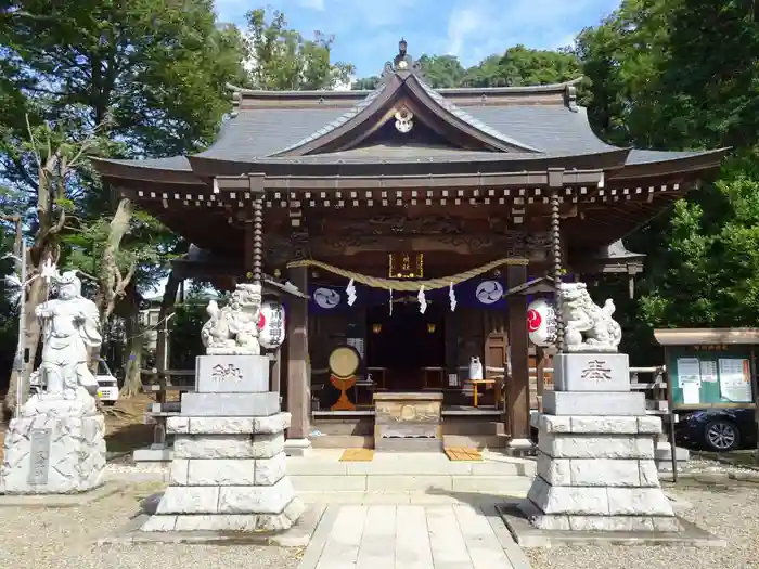 野川神明社の本殿