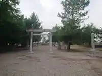 鍋田神明社の鳥居