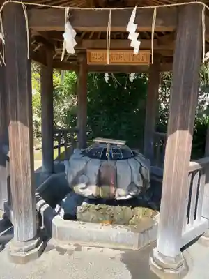 五條天神社の手水舎
