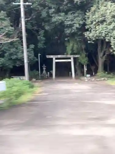 神明神社の鳥居