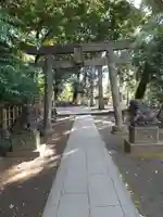 渋谷氷川神社の鳥居