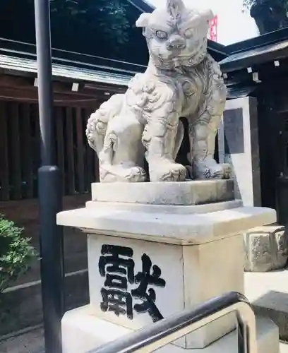 櫛田神社の狛犬