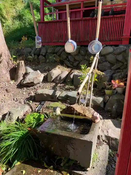 鹿角八坂神社の手水舎