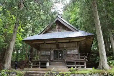 戸隠神社火之御子社の本殿・本堂