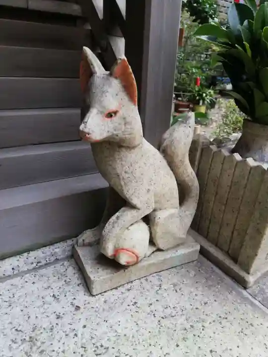 三田春日神社の狛犬