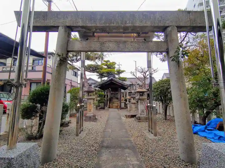 砂入神社(西枇杷島町)の鳥居