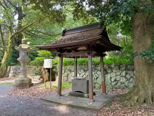 阿伎留神社の手水舎