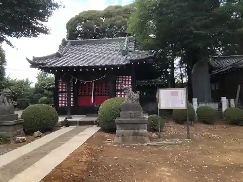 深作氷川神社の本殿・本堂