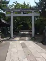 越中白山総社の鳥居