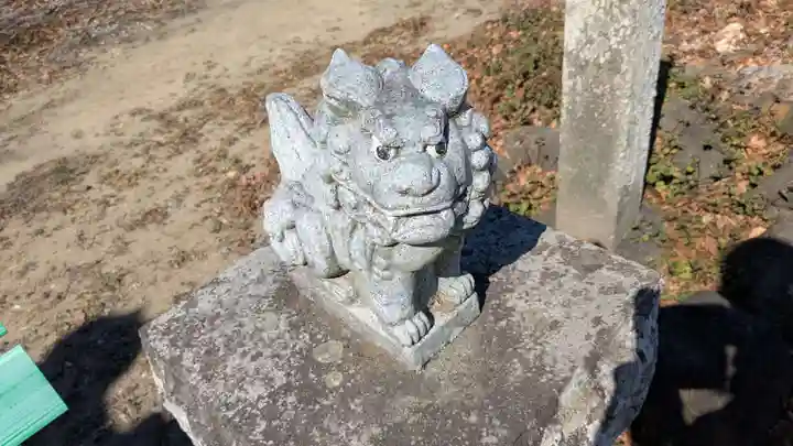 神明社・大杉神社の狛犬