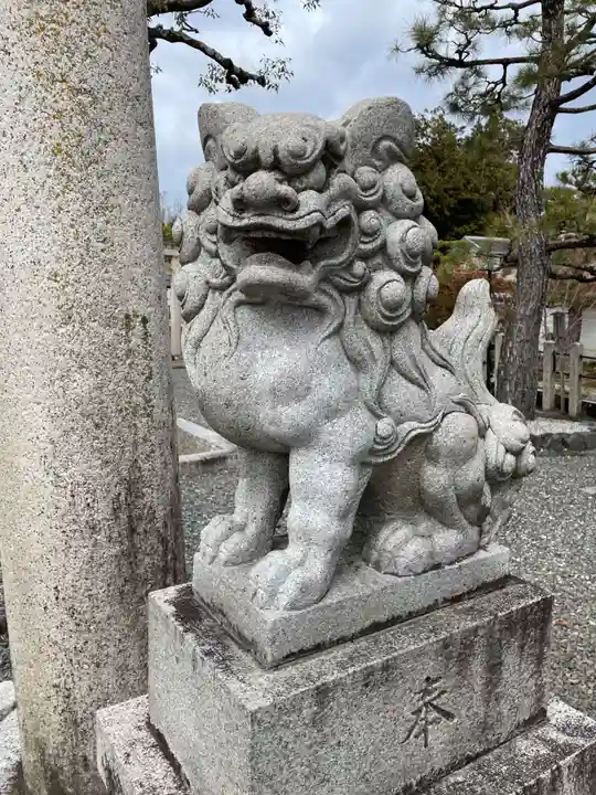 六請神社の狛犬