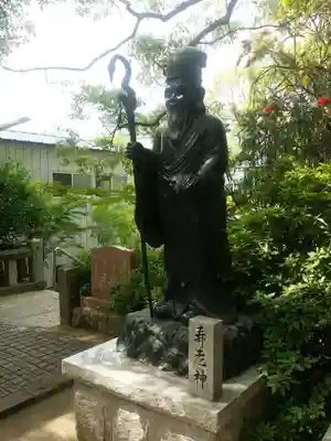 真田山 三光神社の像