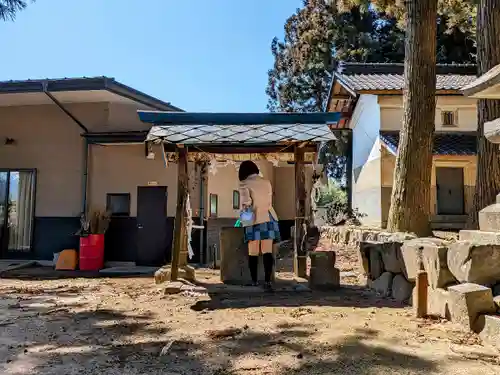白髭神社の手水舎