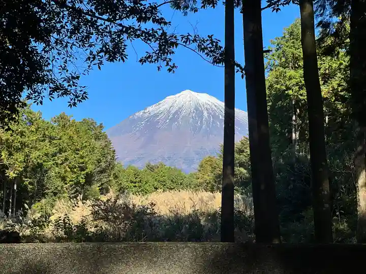 山宮浅間神社の景色