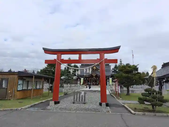美瑛神社の鳥居