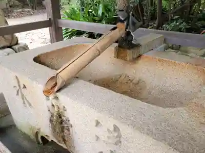 弓弦羽神社の手水舎