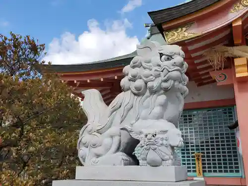 神戸神社の狛犬