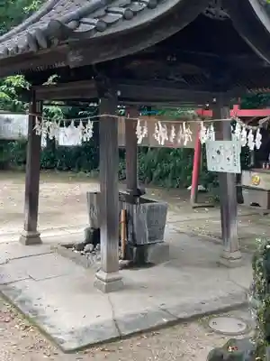 本太氷川神社の手水舎