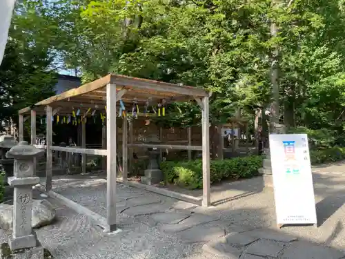 旭川神社の庭園