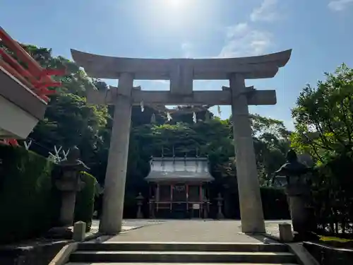 早吸日女神社の鳥居