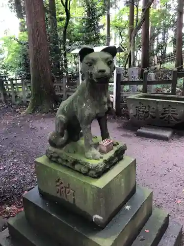 宝登山神社奥宮の狛犬