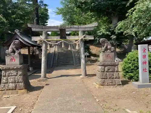 金田神社の鳥居