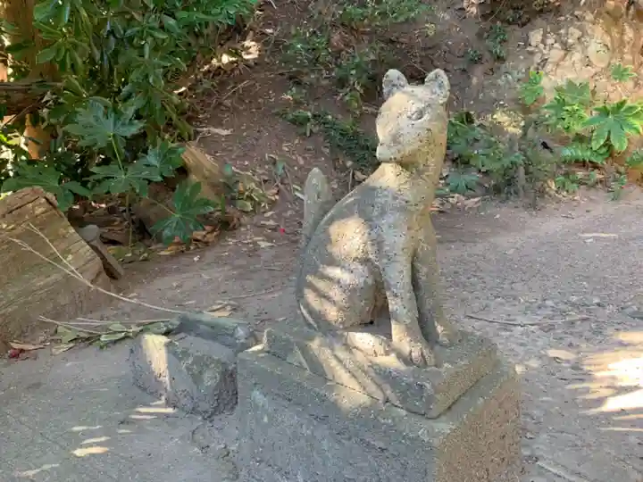 高廉神社の狛犬