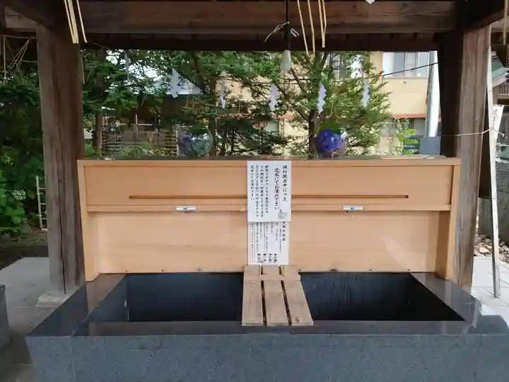 旭川神社の手水舎