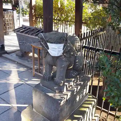 八幡神社の狛犬