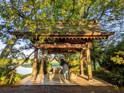 治水神社の手水