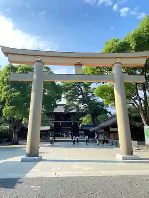 明治神宮の鳥居