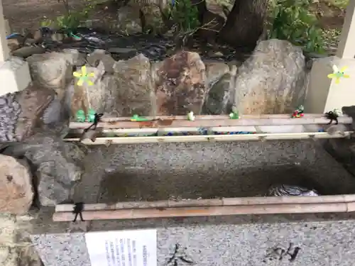 星置神社の手水