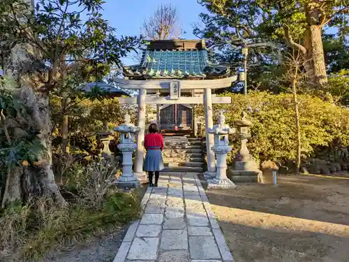 妙福寺の鳥居