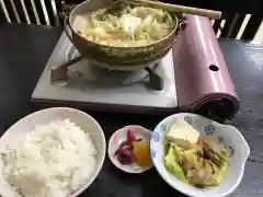 蒼前神社の食事