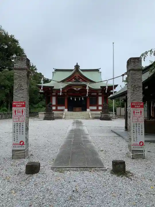 諏訪神社の本殿・本堂