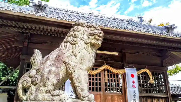 八幡社(新田八幡社)の狛犬