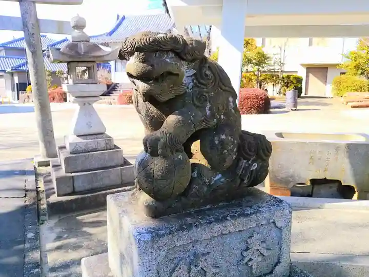 八幡社(大古根八幡社)の狛犬