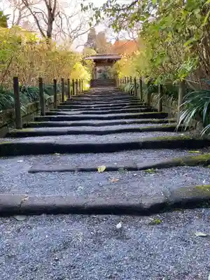 明月院の山門・神門