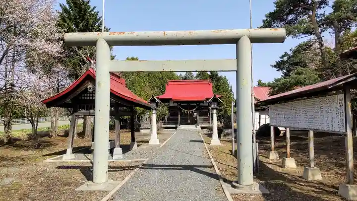 上芦別神社の鳥居