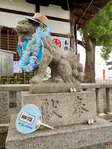 玉田神社の狛犬