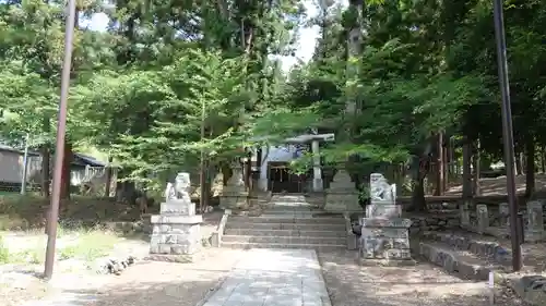 坂城神社の狛犬