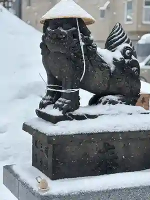 札幌諏訪神社の狛犬