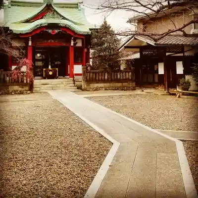 筑土八幡神社の本殿・本堂