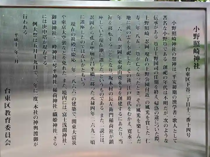 小野照崎神社(東京都)