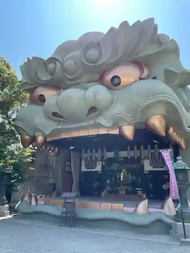 難波八阪神社の狛犬