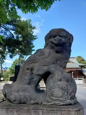 中野沼袋氷川神社の狛犬