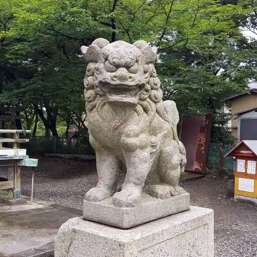 下清水八幡神社の狛犬