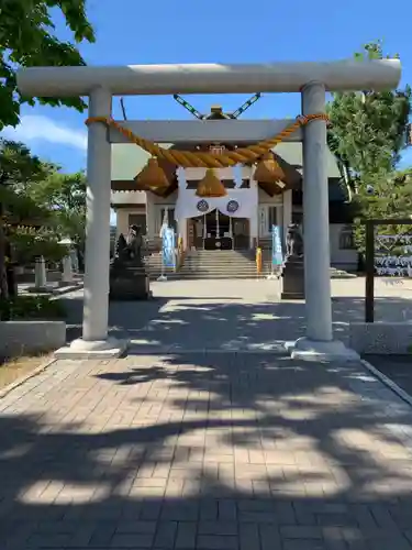 烈々布神社の鳥居