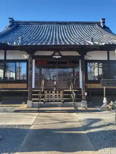 山梨県　昭和町　正覚寺の本殿・本堂
