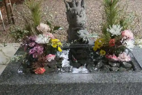 滑川神社 - 仕事と子どもの守り神の手水舎